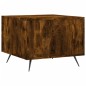 vidaXL Couchtisch Räuchereiche 50x50x40 cm Holzwerkstoff