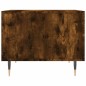 vidaXL Couchtisch Räuchereiche 50x50x40 cm Holzwerkstoff vidaXL Couchtisch Räuchereiche 50x50x40 cm Holzwerkstoff