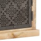vidaXL TV-Schrank mit Stahltüren 120x30x40 cm Mango Massivholz vidaXL TV-Schrank mit Stahltüren 120x30x40 cm Mango Massivholz
