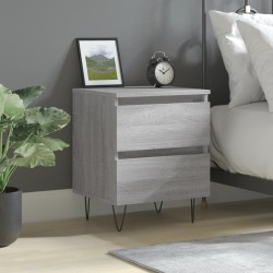 vidaXL Nachttisch Grau Sonoma 40x35x50 cm Holzwerkstoff