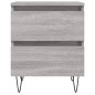 vidaXL Nachttisch Grau Sonoma 40x35x50 cm Holzwerkstoff vidaXL Nachttisch Grau Sonoma 40x35x50 cm Holzwerkstoff
