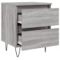 vidaXL Nachttisch Grau Sonoma 40x35x50 cm Holzwerkstoff vidaXL Nachttisch Grau Sonoma 40x35x50 cm Holzwerkstoff