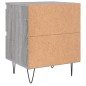 vidaXL Nachttisch Grau Sonoma 40x35x50 cm Holzwerkstoff vidaXL Nachttisch Grau Sonoma 40x35x50 cm Holzwerkstoff