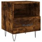 vidaXL Nachttisch Räuchereiche 40x35x47,5 cm Holzwerkstoff vidaXL Nachttisch Räuchereiche 40x35x47,5 cm Holzwerkstoff