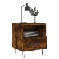 vidaXL Nachttisch Räuchereiche 40x35x47,5 cm Holzwerkstoff vidaXL Nachttisch Räuchereiche 40x35x47,5 cm Holzwerkstoff