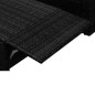 vidaXL 2-tlg. Garten-Lounge-Set mit Kissen Poly Rattan Schwarz vidaXL 2-tlg. Garten-Lounge-Set mit Kissen Poly Rattan Schwarz