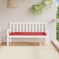 Gartenbank-Auflage Rot 150x50x7 cm Oxford-Gewebe Gartenbank-Auflage Rot 150x50x7 cm Oxford-Gewebe