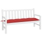 Gartenbank-Auflage Rot 150x50x7 cm Oxford-Gewebe Gartenbank-Auflage Rot 150x50x7 cm Oxford-Gewebe