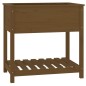 vidaXL Pflanzkübel mit Ablage Honigbraun 82,5x54x81 cm Kiefernholz vidaXL Pflanzkübel mit Ablage Honigbraun 82,5x54x81 cm Kiefernholz