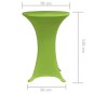 vidaXL Stretch Tischhusse 2 Stk 70 cm Grün vidaXL Stretch Tischhusse 2 Stk 70 cm Grün