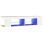 vidaXL TV-Schrank mit LED-Leuchten Weiß Sonoma-Eiche 135x39x30 cm vidaXL TV-Schrank mit LED-Leuchten Weiß Sonoma-Eiche 135x39x30 cm