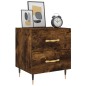 vidaXL Nachttisch Räuchereiche 40x35x47,5 cm Holzwerkstoff vidaXL Nachttisch Räuchereiche 40x35x47,5 cm Holzwerkstoff