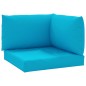 Palettenkissen 3-tlg. Hellblau Oxford-Gewebe Palettenkissen 3-tlg. Hellblau Oxford-Gewebe