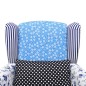 vidaXL Sessel mit Patchwork-Design Stoff vidaXL Sessel mit Patchwork-Design Stoff