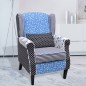 vidaXL Sessel mit Patchwork-Design Stoff vidaXL Sessel mit Patchwork-Design Stoff