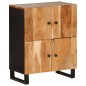 vidaXL Sideboard mit 4 Türen 60x33x75 cm Massivholz Akazie vidaXL Sideboard mit 4 Türen 60x33x75 cm Massivholz Akazie