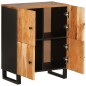 vidaXL Sideboard mit 4 Türen 60x33x75 cm Massivholz Akazie vidaXL Sideboard mit 4 Türen 60x33x75 cm Massivholz Akazie