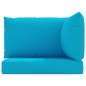 Palettenkissen 3-tlg. Hellblau Oxford-Gewebe Palettenkissen 3-tlg. Hellblau Oxford-Gewebe