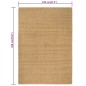 vidaXL Teppich Rechteckig Natur 120x180 cm Jute vidaXL Teppich Rechteckig Natur 120x180 cm Jute