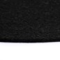 vidaXL Tischsets 4 Stk. Uni Schwarz 38 cm Rund Baumwolle vidaXL Tischsets 4 Stk. Uni Schwarz 38 cm Rund Baumwolle