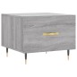vidaXL Couchtisch Grau Sonoma 50x50x40 cm Holzwerkstoff vidaXL Couchtisch Grau Sonoma 50x50x40 cm Holzwerkstoff