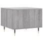 vidaXL Couchtisch Grau Sonoma 50x50x40 cm Holzwerkstoff vidaXL Couchtisch Grau Sonoma 50x50x40 cm Holzwerkstoff