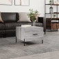 vidaXL Couchtisch Grau Sonoma 50x50x40 cm Holzwerkstoff vidaXL Couchtisch Grau Sonoma 50x50x40 cm Holzwerkstoff