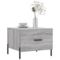 vidaXL Couchtisch Grau Sonoma 50x50x40 cm Holzwerkstoff vidaXL Couchtisch Grau Sonoma 50x50x40 cm Holzwerkstoff