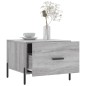 vidaXL Couchtisch Grau Sonoma 50x50x40 cm Holzwerkstoff vidaXL Couchtisch Grau Sonoma 50x50x40 cm Holzwerkstoff
