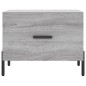 vidaXL Couchtisch Grau Sonoma 50x50x40 cm Holzwerkstoff vidaXL Couchtisch Grau Sonoma 50x50x40 cm Holzwerkstoff