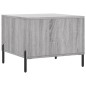 vidaXL Couchtisch Grau Sonoma 50x50x40 cm Holzwerkstoff vidaXL Couchtisch Grau Sonoma 50x50x40 cm Holzwerkstoff