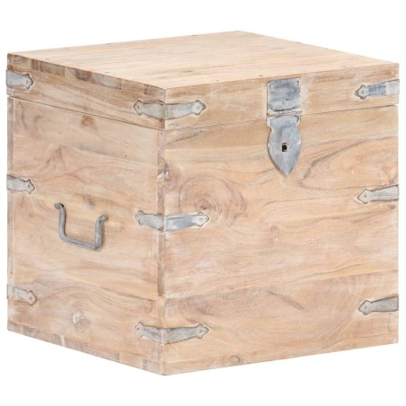 vidaXL Truhe 40x40x40 cm Akazie Massivholz