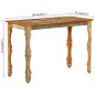 vidaXL Esstisch 110x52x76 cm Altholz Massivholz vidaXL Esstisch 110x52x76 cm Altholz Massivholz