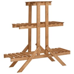 vidaXL Blumenständer 83x25x83 cm Tannenholz