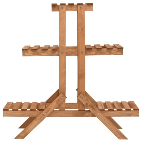 vidaXL Blumenständer 83x25x83 cm Tannenholz