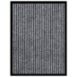 vidaXL Fußmatte Grau Gestreift 40x60 cm vidaXL Fußmatte Grau Gestreift 40x60 cm