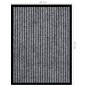 vidaXL Fußmatte Grau Gestreift 40x60 cm vidaXL Fußmatte Grau Gestreift 40x60 cm