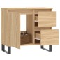 vidaXL Badschrank Sonoma-Eiche 65x33x60 cm Holzwerkstoff vidaXL Badschrank Sonoma-Eiche 65x33x60 cm Holzwerkstoff
