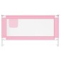 vidaXL Kleinkind-Bettschutzgitter Rosa 160x25 cm Stoff vidaXL Kleinkind-Bettschutzgitter Rosa 160x25 cm Stoff