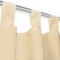 vidaXL Vorhänge Mikro-Satin 2 Stk. mit Schlaufen 140x245 cm Beige vidaXL Vorhänge Mikro-Satin 2 Stk. mit Schlaufen 140x245 cm Beige