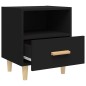 vidaXL Nachttische 2 Stk. Schwarz 40x35x47 cm vidaXL Nachttische 2 Stk. Schwarz 40x35x47 cm
