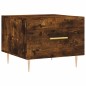 vidaXL Couchtisch Räuchereiche 50x50x40 cm Holzwerkstoff vidaXL Couchtisch Räuchereiche 50x50x40 cm Holzwerkstoff