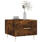 vidaXL Couchtisch Räuchereiche 50x50x40 cm Holzwerkstoff vidaXL Couchtisch Räuchereiche 50x50x40 cm Holzwerkstoff