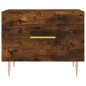 vidaXL Couchtisch Räuchereiche 50x50x40 cm Holzwerkstoff vidaXL Couchtisch Räuchereiche 50x50x40 cm Holzwerkstoff