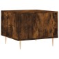 vidaXL Couchtisch Räuchereiche 50x50x40 cm Holzwerkstoff vidaXL Couchtisch Räuchereiche 50x50x40 cm Holzwerkstoff
