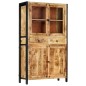 vidaXL Highboard 100×40×175 cm Massivholz Mango vidaXL Highboard 100×40×175 cm Massivholz Mango