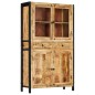 vidaXL Highboard 100×40×175 cm Massivholz Mango vidaXL Highboard 100×40×175 cm Massivholz Mango