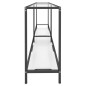vidaXL Konsolentisch Transparent 180x35x75,5 cm Hartglas vidaXL Konsolentisch Transparent 180x35x75,5 cm Hartglas