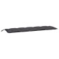 Gartenbank-Auflage Anthrazit 180x50x7 cm Oxford-Gewebe Gartenbank-Auflage Anthrazit 180x50x7 cm Oxford-Gewebe