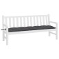 Gartenbank-Auflage Anthrazit 180x50x7 cm Oxford-Gewebe Gartenbank-Auflage Anthrazit 180x50x7 cm Oxford-Gewebe